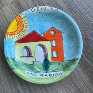 Small Italian decorative plate